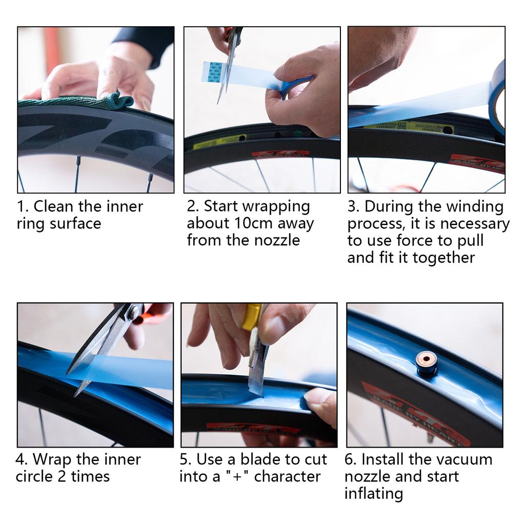 Bicycles Tire Rims Tape Mountain Bike Tire Liner Bike Tire Protector Tire Tyre Liner Inner Tube Pad Punctures Proof Belt