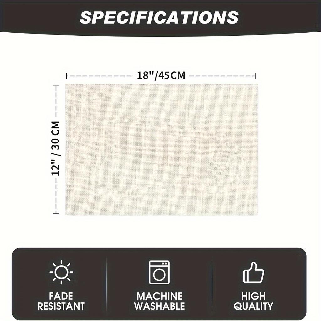 4pcs Valentine's Day Placemats, For Home Decor, Dining Table, Banquets And Special Events, Wedding Holiday Table Mats For Party, Kitchen, Dining Decor