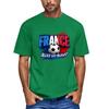 Men's Short Sleeve Crew Neck T-Shirt with Football Graphic and Text Print Casual Fit Lightweight Top for Everyday Wear