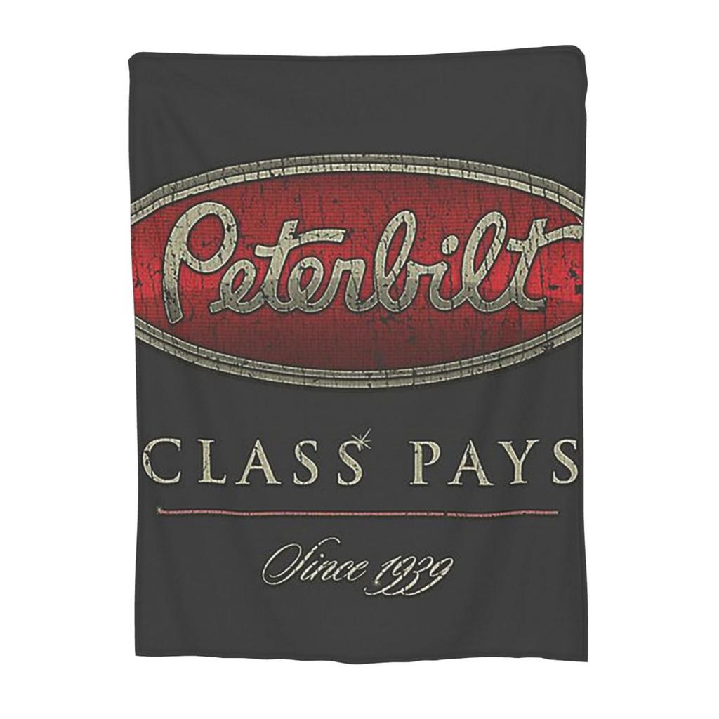 Peterbilt Class Pays 1939 Blanket Flannel Sofa Throw Blanket Lightweight for Couch Bedding Throws Bedspread Quilt
