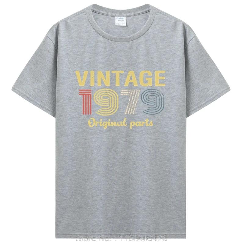 Vintage 1979 Limited Edition Birthday T Shirts Gifts Cotton Summer Tshirt Tops Graphic T-shirt Clothing Oversized