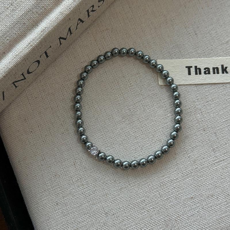 Pearl moonstone bracelet French retro court style bracelet light luxury temperament high-end jewelry women