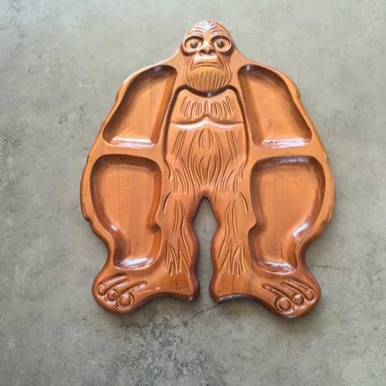 Yousheng Käsebrett Holz Charcuterie-Brett Tierförmige Vorspeisen Serviertablett für Käse Snacks Früchte