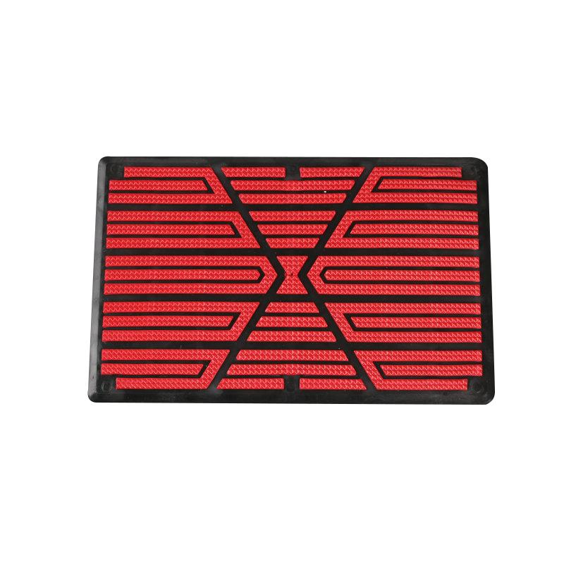23x15cm Auto-Fußmatte Anti-Rutsch-Pedal Universal-Teppichplatte Fußpedal Anti-Rutsch-Pad Auto-Bodenmatte Rutschfestes Metallpad Zubehör