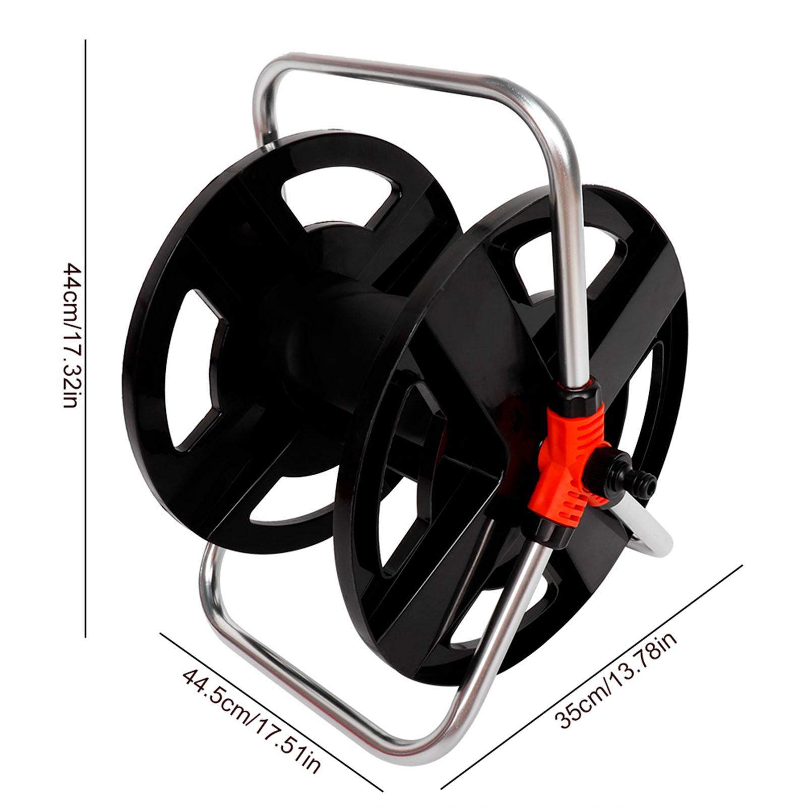 

Тележка для хранения водяных шлангов, вмещающая 35 метров шланга, полка для хранения, катушка для шланга, стойка для хранения веревки для домашнего садоводства, сельского хозяйства