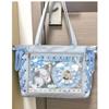 New Y2K Sweet Lolita Pink Ita Bag Women Japanese Transparent Large Capacity Tote Bag Ladies Harajuku Kawaii Handbag Aesthetic