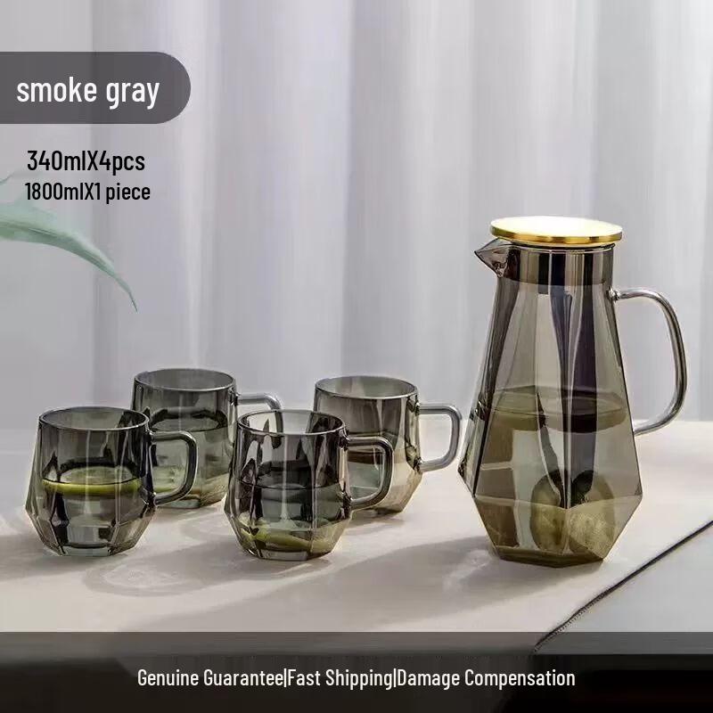 Diamond Glass Water Set