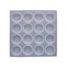 Silicone Mat for Wax Seal Stamp Wax Sealing Pad Flat Round Disc Mold Tray for Epoxy UV Resin Craft Adhesive Waxing