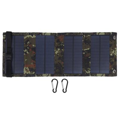 10W 5.5V Foldable Solar Panel Outdoor Emergency Charger Photovoltaic Panel for Phone Power Bank