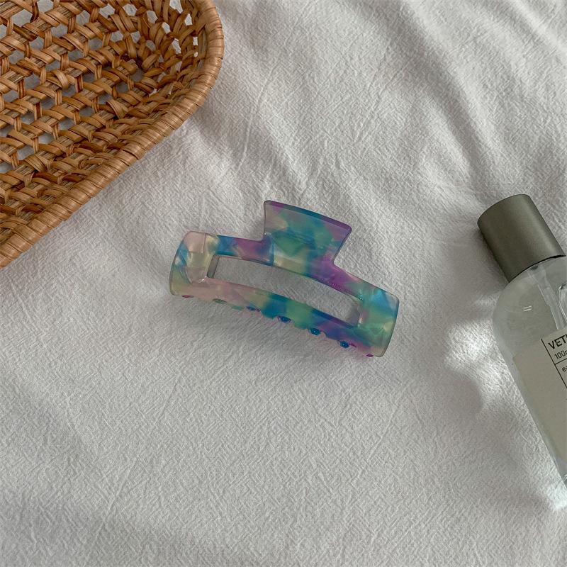 Korean Imitation Acetate High-End Shark Hair Clip - Elegant Hair Accessory for Stylish Looks