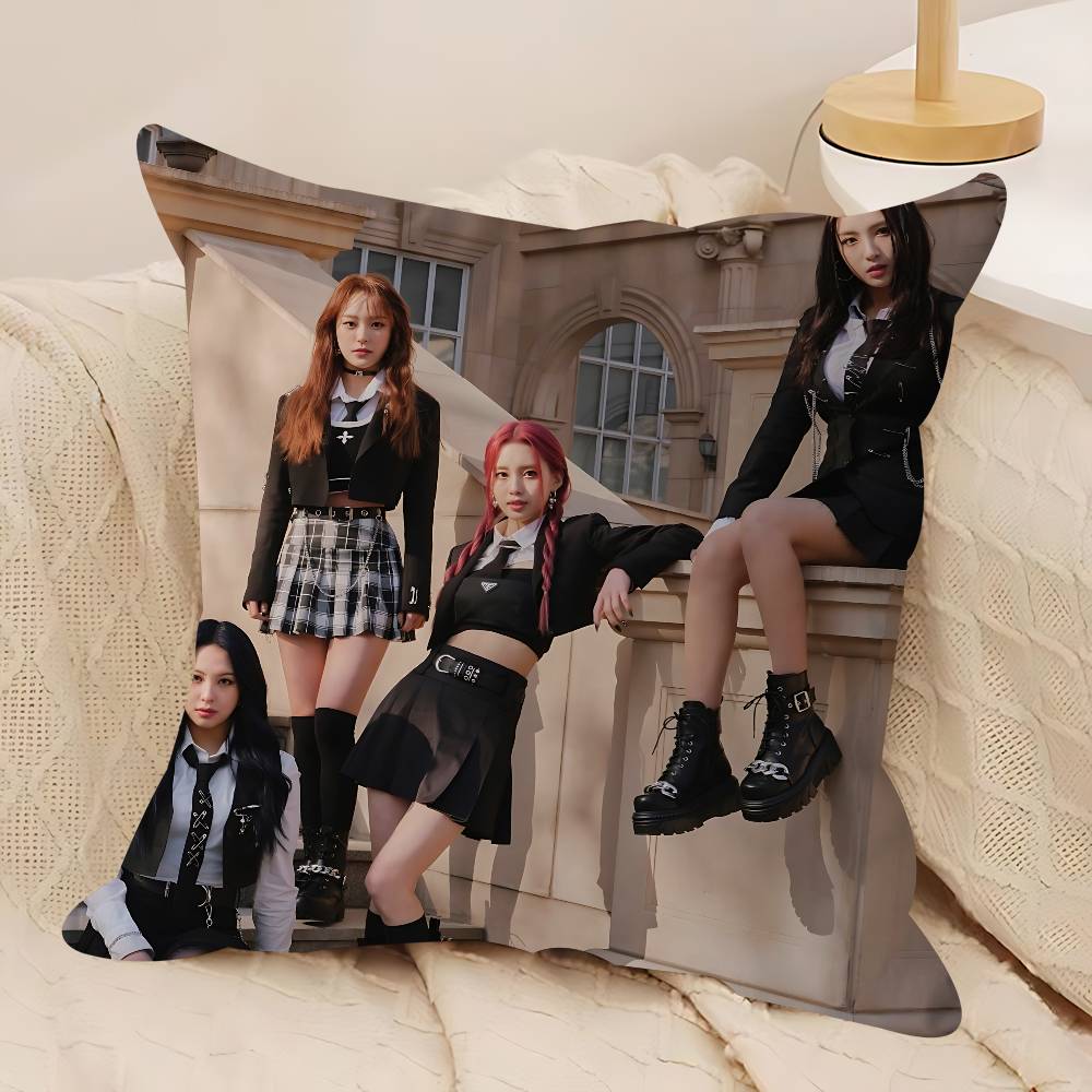 

Kpop L-LIGHTSUM Персонализированная наволочка Пылезащитный чехол для подушки Спальня Детская вечеринка Декорация Наволочка День рождения Детский подарок 12x12Inch