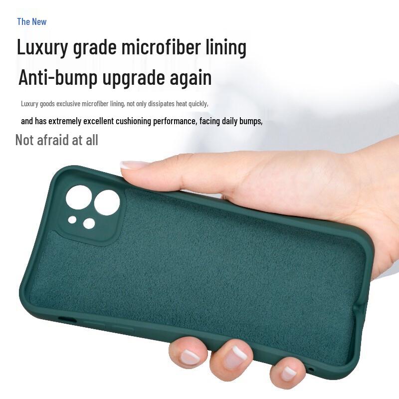 KEKLLE iPhone 12 Flüssigsilikonhülle