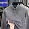 2025 Winter Men's Fashion Knit Sweater - Casual Long-Sleeve Base Layer