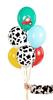 Partydeco Balony 30 Cm Farma Mix 1 Op 6 Szt