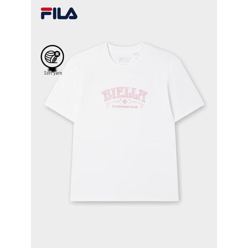 FILA Women s Knitted Short Sleeve T-Shirt M