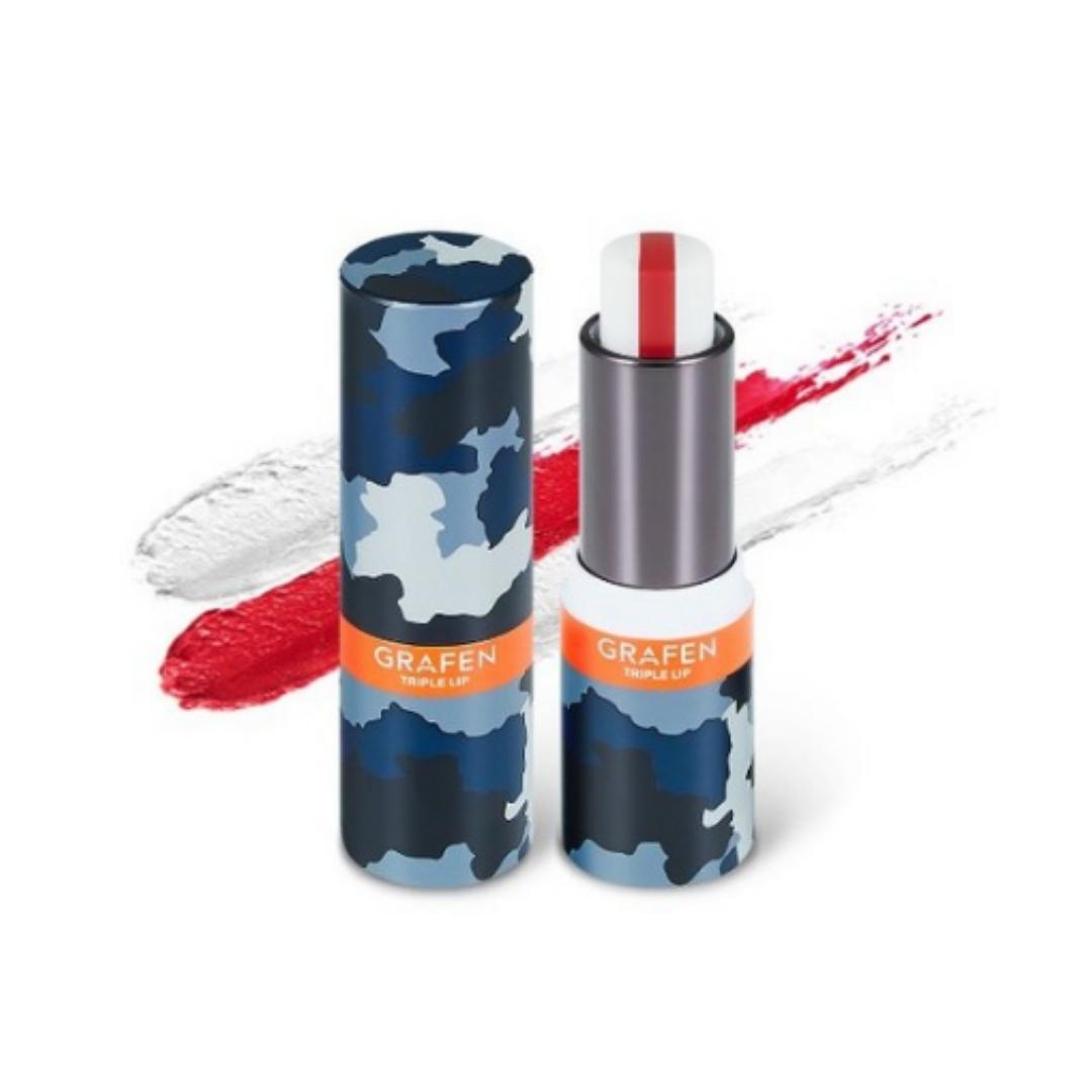 

Grafen Triple Handsome Men’s Lip Balm — 4.3 г, Ассорти цветов (1 единица)