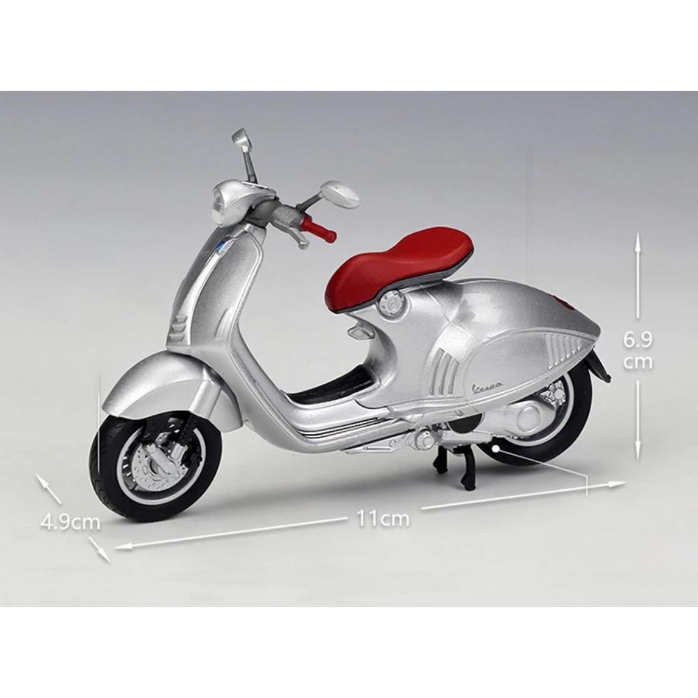 WELLY 1/18 2014 VESPA 946 Motorcycle Model Toy Vehicle Collection Autobike Shork-Absorber Off Road Autocycle Toys Car
