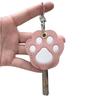 Cute Cartoon Cat Paw Keychain Pendant | Women's Access Card Holder & Electric Vehicle Key Cover