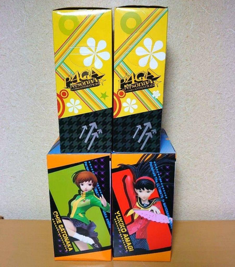 [USED] P4 The Ultimate in Mayonaka Arena Chie Satonaka Yukiko Amagi Figure