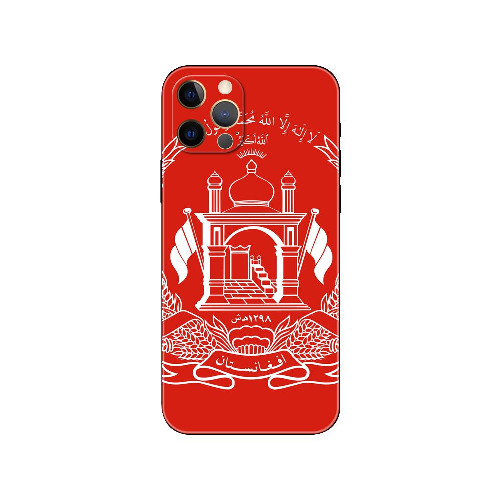 Afghanistan Flag phone case for iphone 5 5s 2020se 6 6s 7 8 plus x 10 XR XS 11 12 13 mini pro MAX black tpu back cover