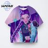 Kpop Demon Hunters 3D Print Sports Boy T-shirt Street Fashion Girl Group Harajuku Y2K Children Short-sleeve Clothing Summer Top