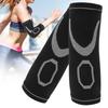Outdoor Sport Ellbogenstütze Armschutz Rutschfest Warmhalten Kompression zum Laufen Alle Jahreszeiten(SchwarzGrau )