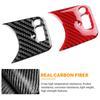 Carbon FIber Car Headlight Switch Button Panel Sticker For Alfa Romeo Giulia 2015 2016 For Stelvio 2017-2024 Interior Accessory