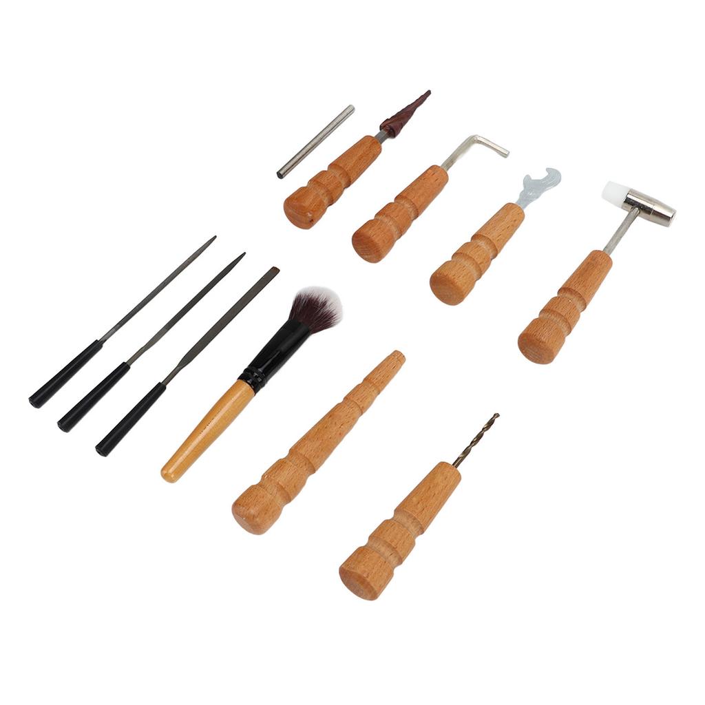 Guitar Repairing Tool Kit Cleaning Maintenance with Bag for Ukulele Bass Stringed Instrument
