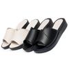 Women Slippers Sandals Genuine Leather Summer  Open-toe Women Shoes Slippers Big Size Mom Wedge Women Slides