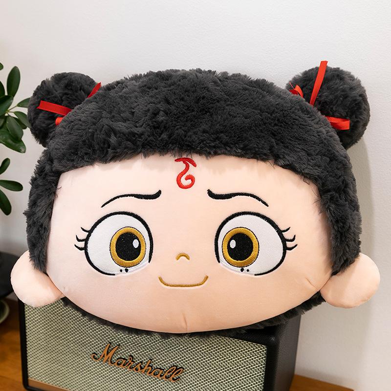 

Наволочка Нечжа ребенок-демон делающий море кукла подушка детский подарок на день рождения кукла прикроватная подушка плюшевая игрушка 45CM 0.6KG