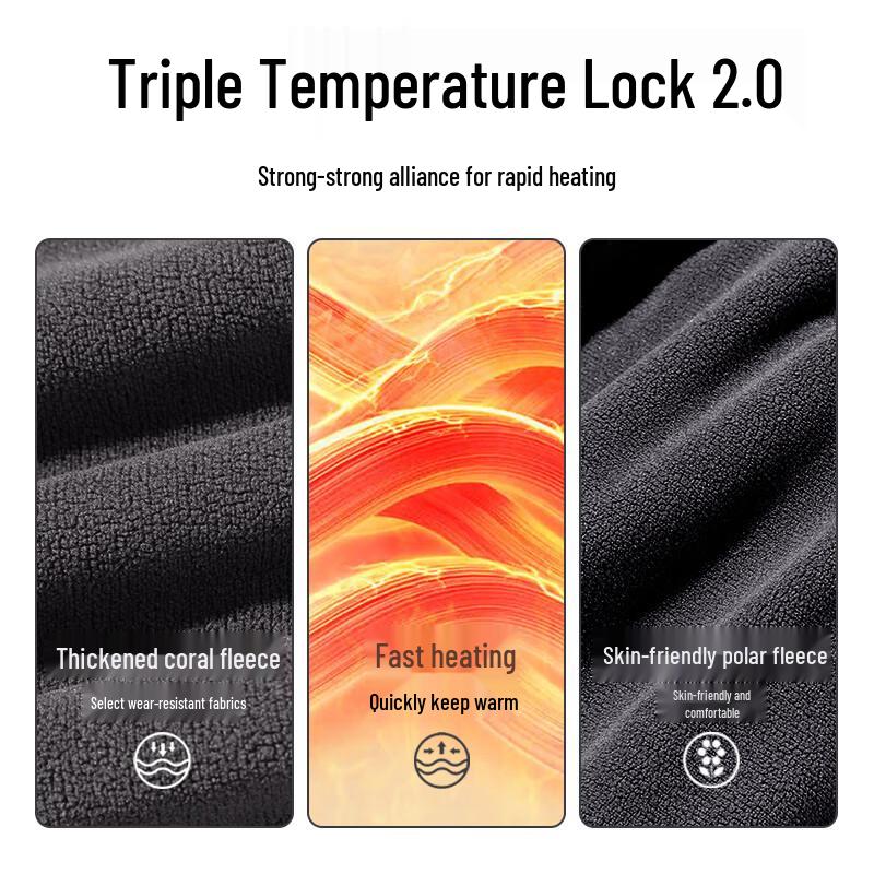 GLM Men's Autumn/Winter Thickened Fleece Jogger Pants