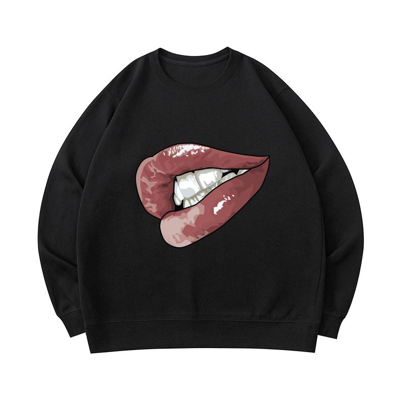 pink lips jumper