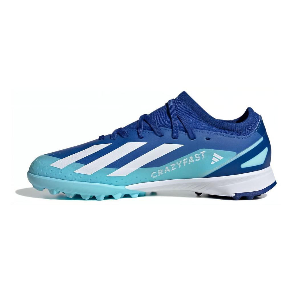 adidas X Crazyfast.3 TF Pakiet Marinerush Dziecięce Buty Sportowe Niebieski Jaskrawokrólewski Biały Chmurowy IE1569