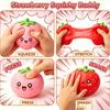 Strawberry Squishy Fidget Slow Rebound Stress Relief Strawberry Squeeze Toy Soft Popular Stress Relief Emotional Release Toys