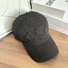 Breathable Floral Embroidered Baseball Cap Sun Protective Lightweight Outdoor Activity Headgear for Women Girls