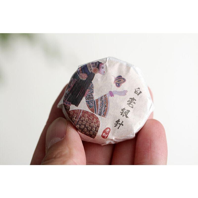 500g Yunnan Pu'er Tee gepresste weiße Haare Silbernadel kleine Kuchen Mini Tuo Tee