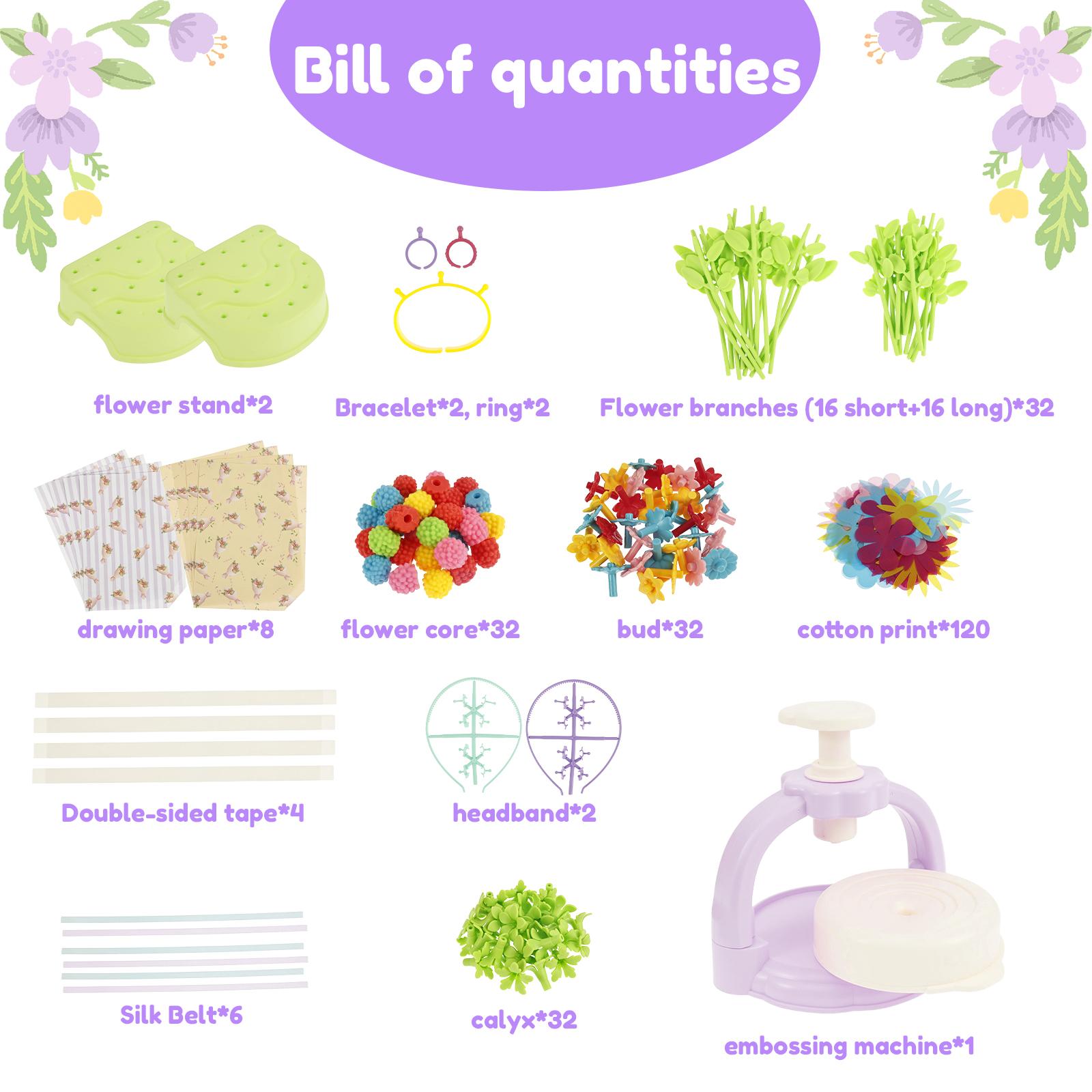 

Тканевые букеты цветов Игрушки Наборы для рукоделия для детей Цветы ручной работы Рынок игрушек Цветочный автомат Игрушка Подарки для девочек на Рождество, день рождения фиолетовый