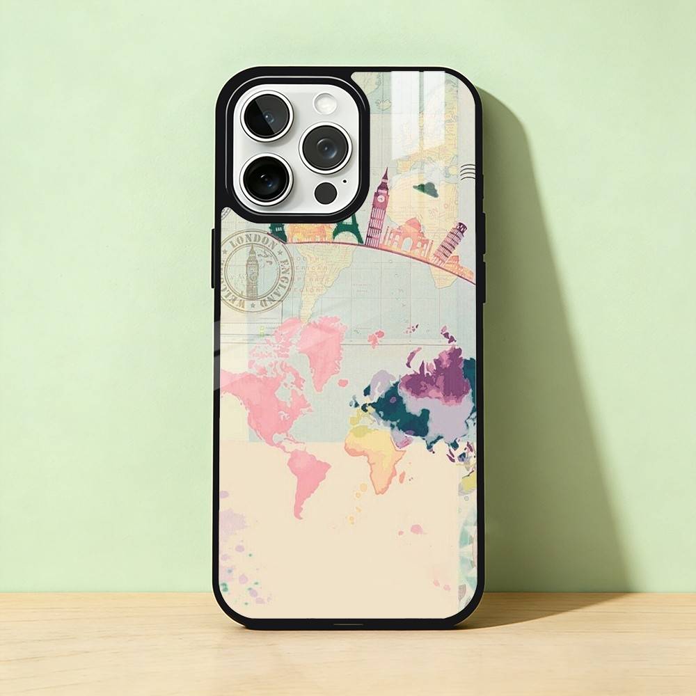 

AAA Travel Чехол для телефона с принтом самолета для iPhone 17,16,15,14,13,12,11,Pro Max,Plus Конфетный Серебристый Чехол iPhone16pro