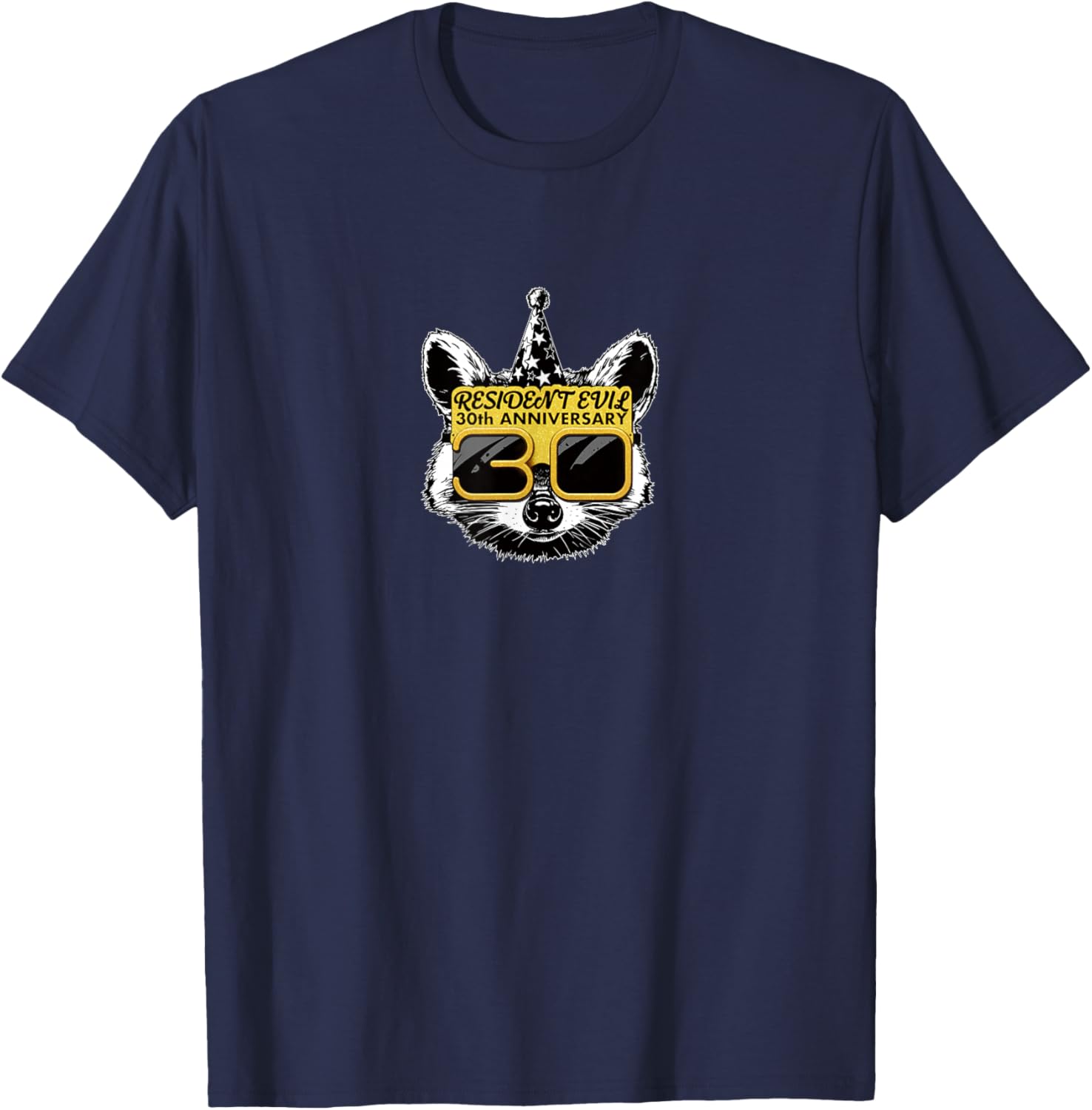 

2026 New Resident Evil 30th Anniversary Mr Raccoon Unisex Comfort High Quality T Shirt Cotton Short Sleeve for Unisex Women Tee M