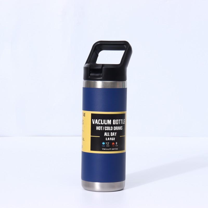 Stainless Steel Vacuum Insulated Travel Mug With Handle 600ml 800ml 1000ml Outdoor Camping Gym Office