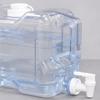 Transparent PETG Water Container with Faucet Recyclable Clear Screw Top Opening