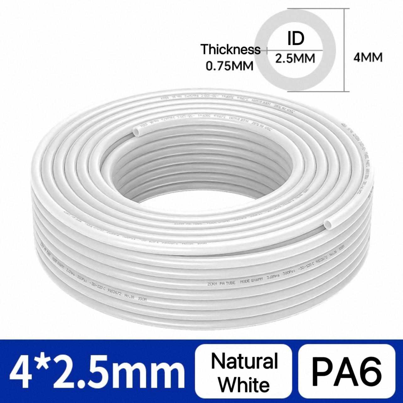 Zjsihegf PA 4 6 8 10 12 mm Telescopic PU Spiral Air Compressor Hose Pneumatic Parts for Air Tubes