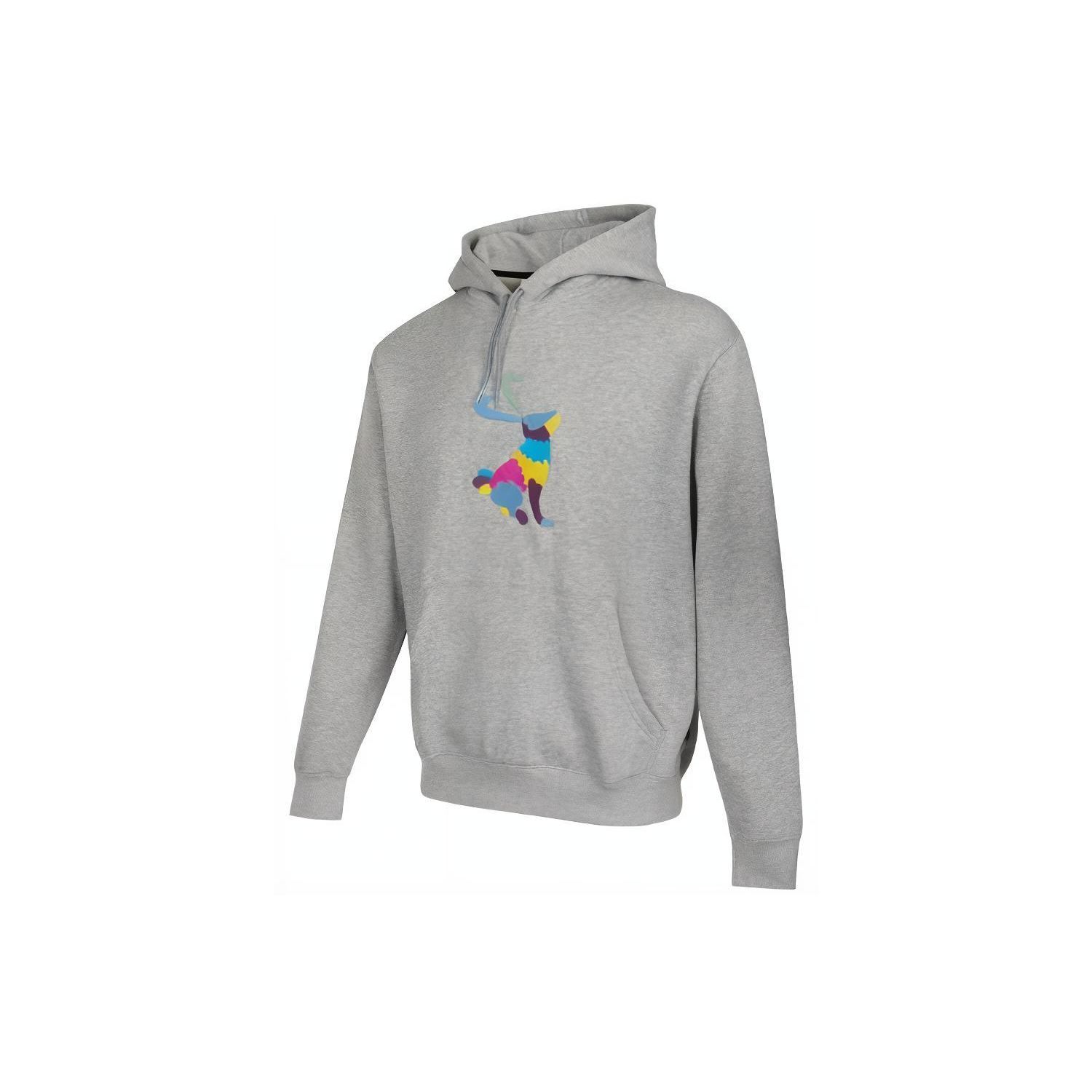 

Мужская толстовка с капюшоном и длинными рукавами с вышивкой Nike Animal Pattern, серая DH2882-063 S