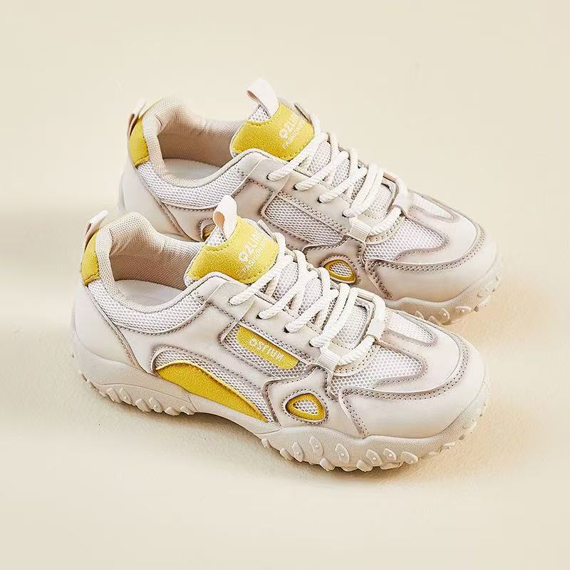 ins Korean version of the new dad shoes for women 2025 spring student sports running casual thick-soled heightening sports shoes for women