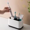 Portable Bathroom Toiletries Storage Rack Grid Toothbrush Racks Electric Toothbrush Storage Box