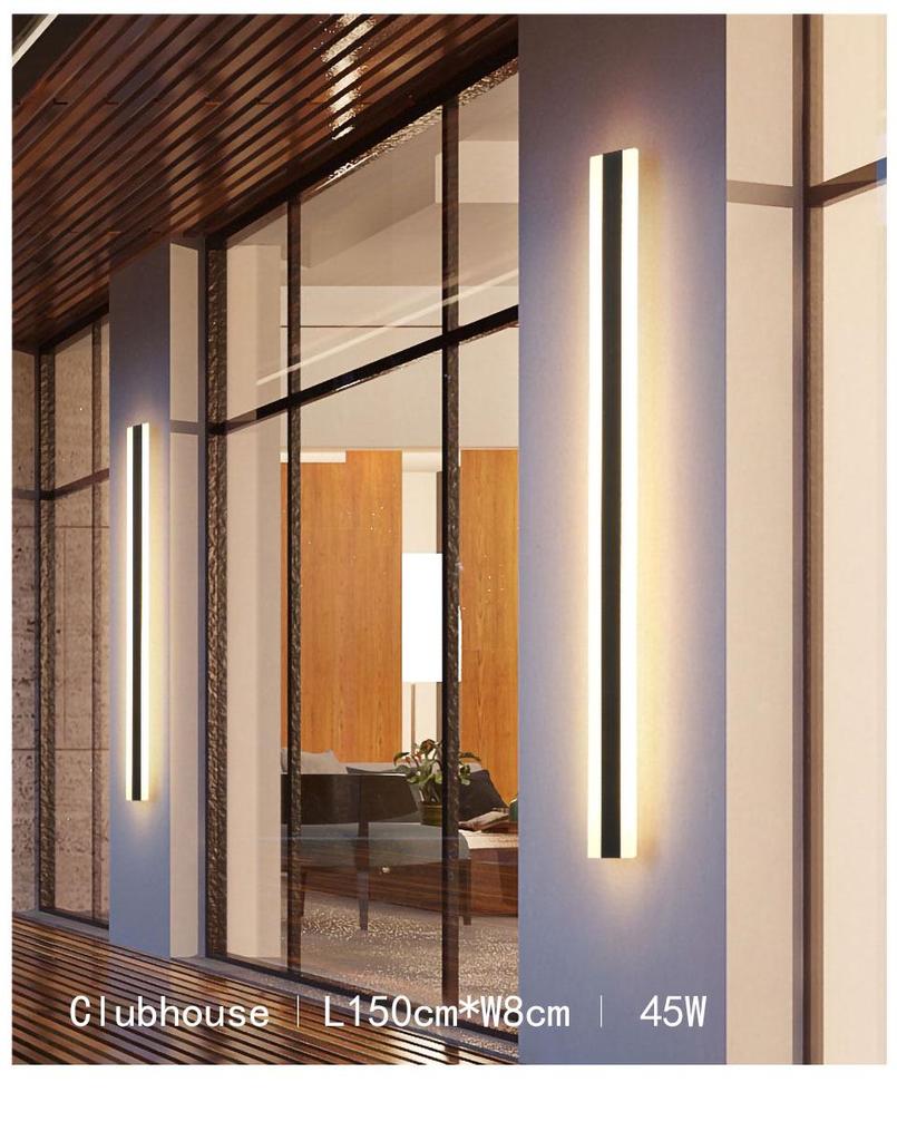 Minimalist Outdoor IP65 Waterproof Wall Light for Garden and Villa