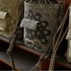 Rheemin Paisley Bucket   Charcoal Black