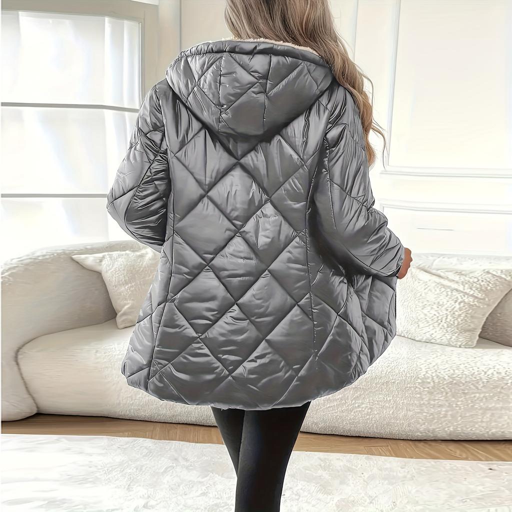 Women's Faux Suede Button Jacket Oversized Gathered Hem Short Length Coat Casual Vintage Outerwear With Pockets