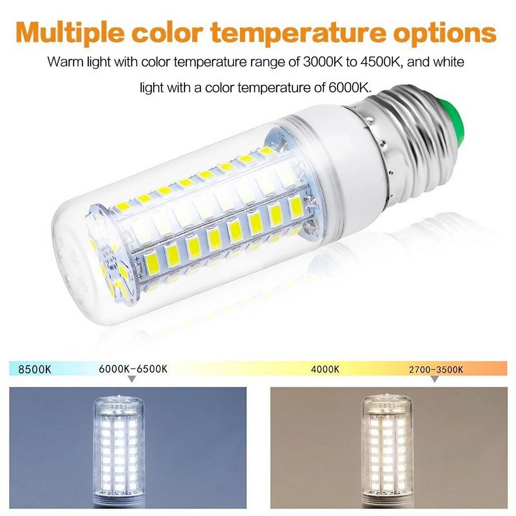 E27E14 LED Corn Bulb 3W12W 24LEDs SMD5730 Chandelier Light 200240V Bedroom Kitchen Home Decor Lighting