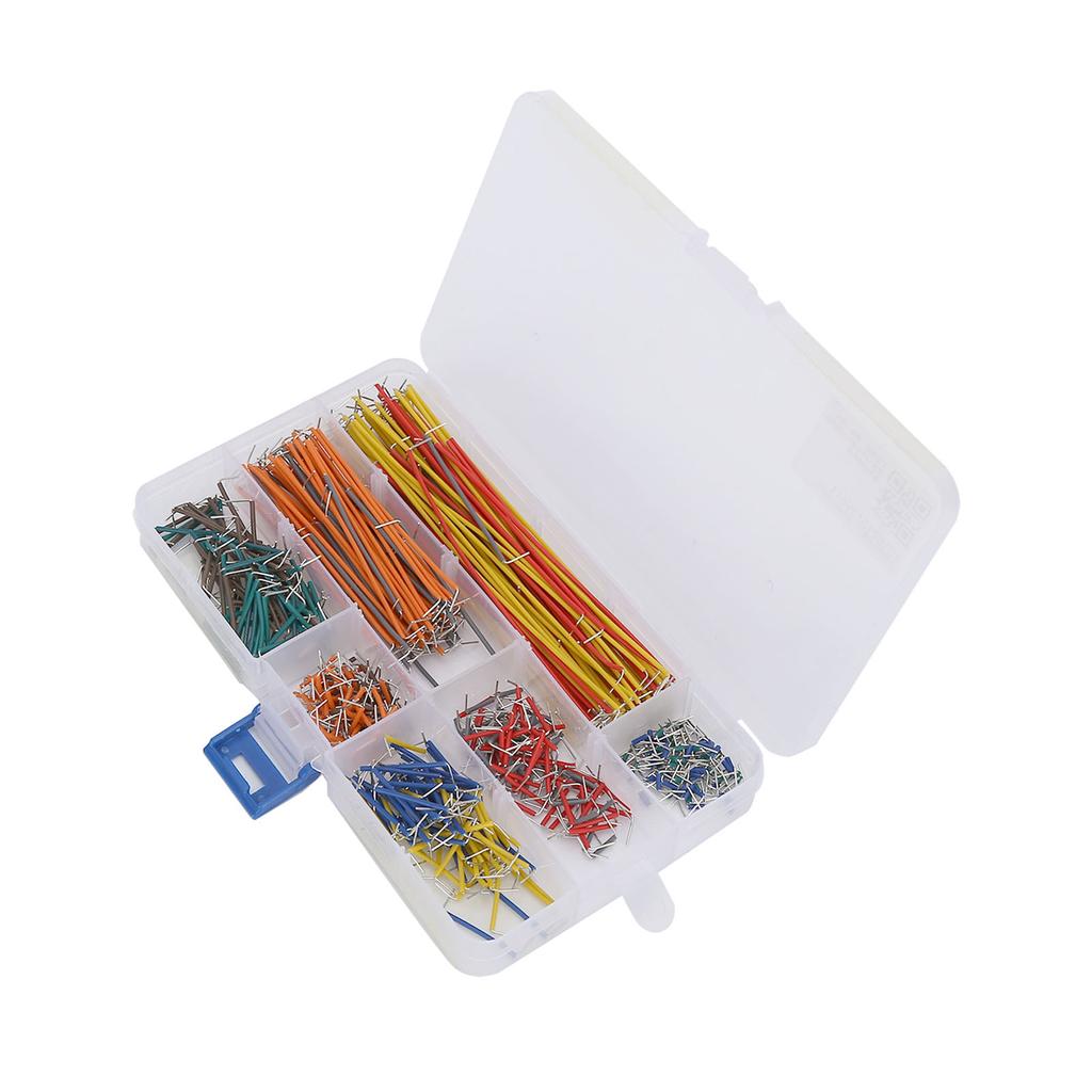 560Pcs Jumper Draht U-Form Farbe Breadboard Linien Platine Pin Expansion Zubehör